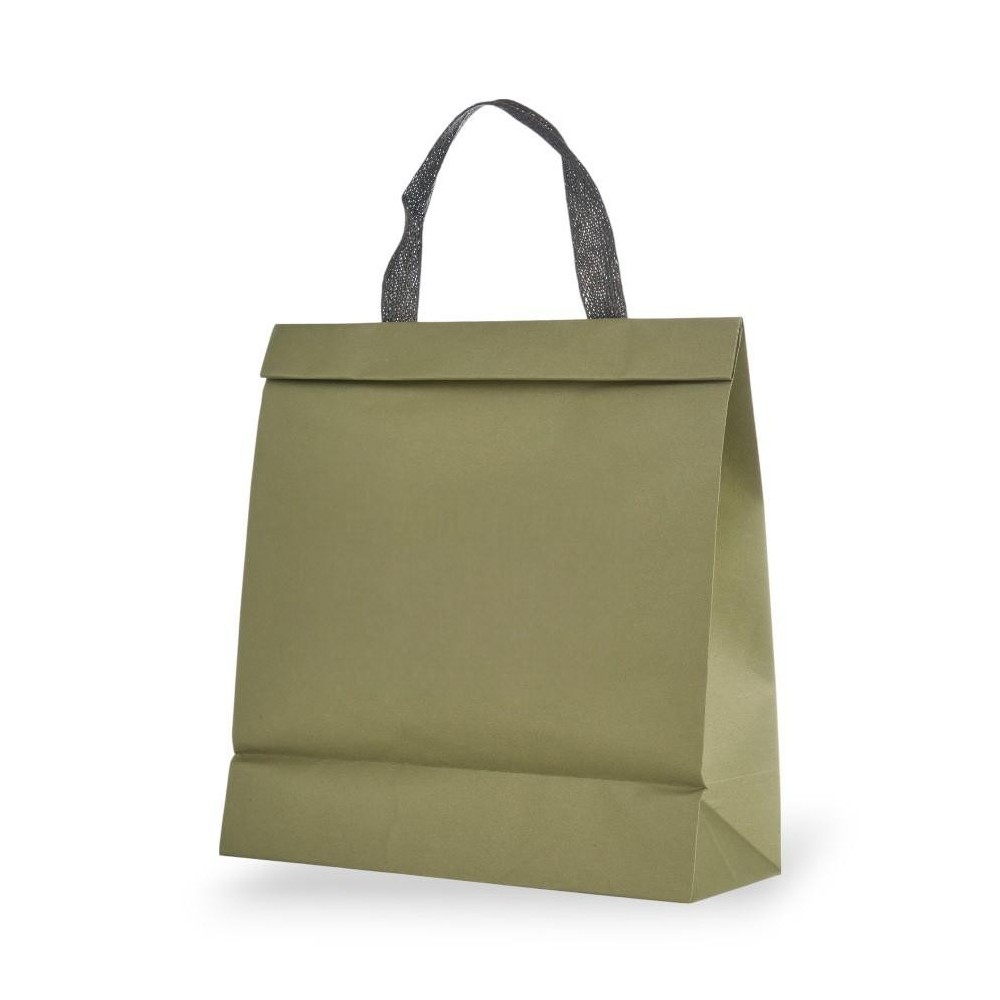 BORSA CARTA 34X14CM SAGE
